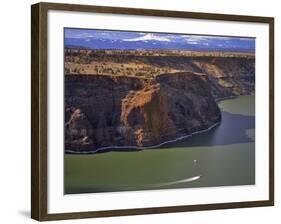 Boaters on Lake Billy Chinook-Steve Terrill-Framed Photographic Print