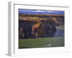 Boaters on Lake Billy Chinook-Steve Terrill-Framed Photographic Print