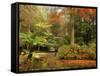 Boathouse, Alfred Nicholas Gardens, Dandenong Ranges, Victoria, Australia, Pacific-Schlenker Jochen-Framed Stretched Canvas