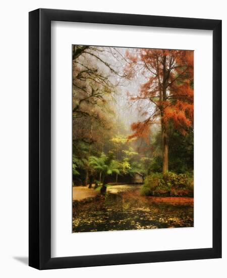 Boathouse, Alfred Nicholas Gardens, Dandenong Ranges, Victoria, Australia, Pacific-Schlenker Jochen-Framed Photographic Print