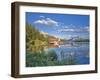 Boathouse and Maligne Lake, Jasper National Park, Alberta, Rockies, Canada-Michele Falzone-Framed Photographic Print