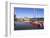 Boathouse at Alpsee Lake, Immenstadt, Allgau, Bavaria, Germany, Europe-Markus-Framed Photographic Print