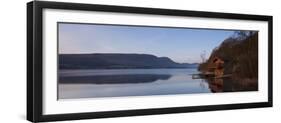 Boathouse before Dawn on a Spring Morning, Ullswater, Lake District National Park, Cumbria, England-Ian Egner-Framed Photographic Print