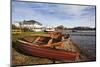 Boathouse Cafe and Rowing Boats at Hornsea Mere-Mark Sunderland-Mounted Photographic Print