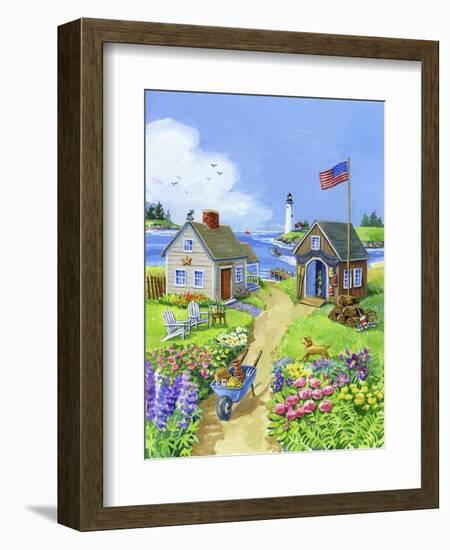 Boathouse Cove-Geraldine Aikman-Framed Giclee Print