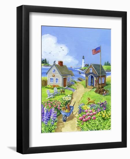 Boathouse Cove-Geraldine Aikman-Framed Giclee Print