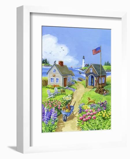 Boathouse Cove-Geraldine Aikman-Framed Giclee Print