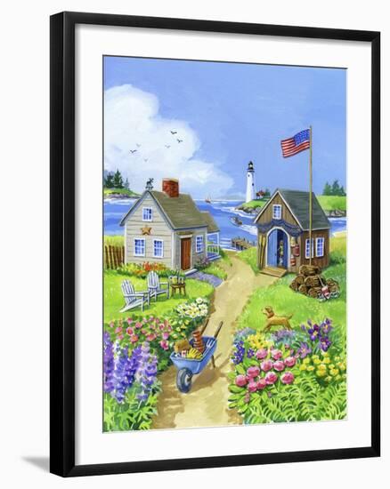 Boathouse Cove-Geraldine Aikman-Framed Giclee Print