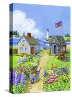 Boathouse Cove-Geraldine Aikman-Stretched Canvas