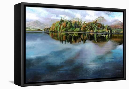 Boathouse, Derwentwater, Cumbria, 2008-Trevor Neal-Framed Stretched Canvas