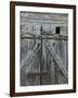 Boathouse Door at Norheimsund, Hardanger Fjord, Norway-Russell Young-Framed Photographic Print