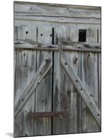 Boathouse Door at Norheimsund, Hardanger Fjord, Norway-Russell Young-Mounted Photographic Print