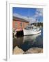 Boathouse in Rocky Neck, Gloucester, Cape Ann, Greater Boston Area, Massachusetts, New England, USA-Richard Cummins-Framed Photographic Print