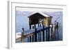 Boathouse on Lake Tahoe, California-George Oze-Framed Photographic Print