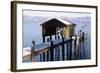 Boathouse on Lake Tahoe, California-George Oze-Framed Photographic Print