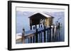 Boathouse on Lake Tahoe, California-George Oze-Framed Photographic Print