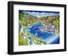 Boathouse Row-Bill Bell-Framed Giclee Print