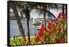 Boathouse View, Hamilton, Bermuda-George Oze-Framed Stretched Canvas