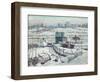 Boathouse, Winter, Harlem River, 1918 (Oil on Canvas)-Ernest Lawson-Framed Giclee Print