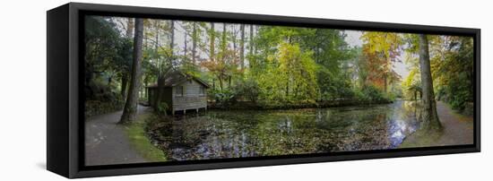 Boathouse-Wayne Bradbury-Framed Stretched Canvas