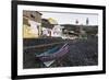 Boathouses at Salinas De Fuencaliente, Island La Palma, Canary Islands, Spain-Rainer Mirau-Framed Photographic Print