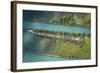 Boathouses at the Aare, Unterseen, Thunersee, Aare, Weissenau-Frank Fleischmann-Framed Photographic Print