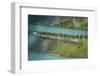 Boathouses at the Aare, Unterseen, Thunersee, Aare, Weissenau-Frank Fleischmann-Framed Photographic Print