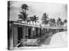 Boathouses at the Boca Raton Cabana Club-null-Stretched Canvas