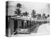 Boathouses at the Boca Raton Cabana Club-null-Stretched Canvas