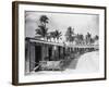 Boathouses at the Boca Raton Cabana Club-null-Framed Photographic Print