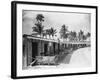 Boathouses at the Boca Raton Cabana Club-null-Framed Photographic Print