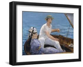 Boating, 1874-Edouard Manet-Framed Giclee Print