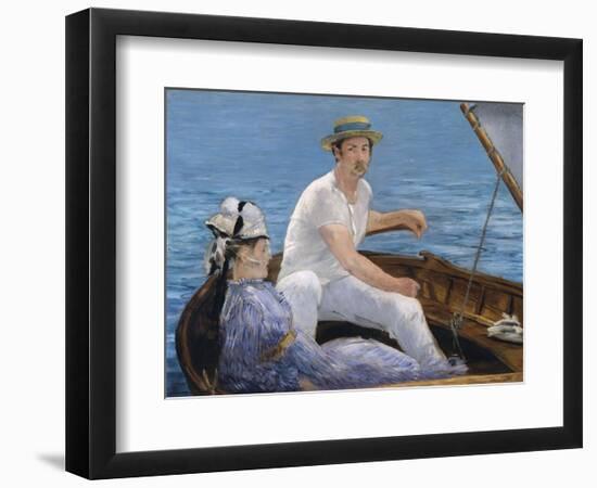 Boating, 1874-Edouard Manet-Framed Art Print