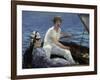 Boating, 1874-Edouard Manet-Framed Giclee Print