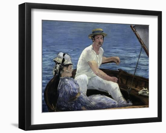 Boating, 1874-Edouard Manet-Framed Giclee Print