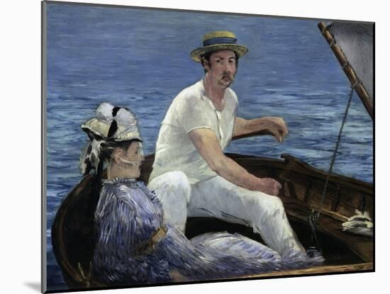 Boating, 1874-Edouard Manet-Mounted Giclee Print