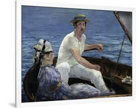 Boating, 1874-Edouard Manet-Framed Giclee Print