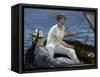 Boating, 1874-Edouard Manet-Framed Stretched Canvas