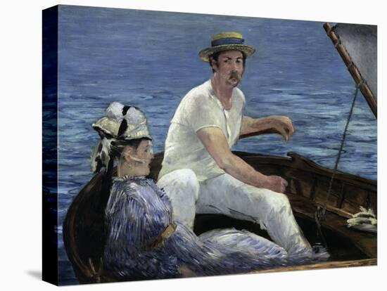 Boating, 1874-Edouard Manet-Stretched Canvas