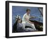 Boating, 1874-Edouard Manet-Framed Premium Giclee Print