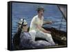 Boating, 1874-Edouard Manet-Framed Stretched Canvas