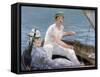 Boating, 1874-Edouard Manet-Framed Stretched Canvas