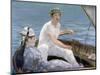 Boating, 1874-Edouard Manet-Mounted Giclee Print