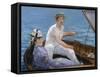 Boating, 1874-Edouard Manet-Framed Stretched Canvas