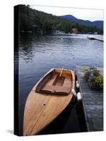 Boating at Whiteface Marina in the Adirondack Mountains, Lake Placid, New York, USA-Bill Bachmann-Stretched Canvas