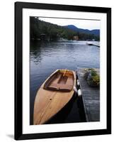 Boating at Whiteface Marina in the Adirondack Mountains, Lake Placid, New York, USA-Bill Bachmann-Framed Premium Photographic Print