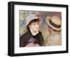 Boating Couple (Aline Charigot and Renoir)-Pierre-Auguste Renoir-Framed Premium Giclee Print