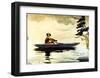 Boating in Adirondacks-Winslow Homer-Framed Giclee Print