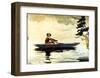 Boating in Adirondacks-Winslow Homer-Framed Giclee Print