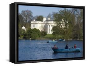 Boating Lake, Regent's Park, London, England, United Kingdom, Europe-Ethel Davies-Framed Stretched Canvas